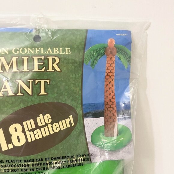 Inflatable Jumbo Palm Tree Decoration 6 Feet Tall - Picture 10 of 13